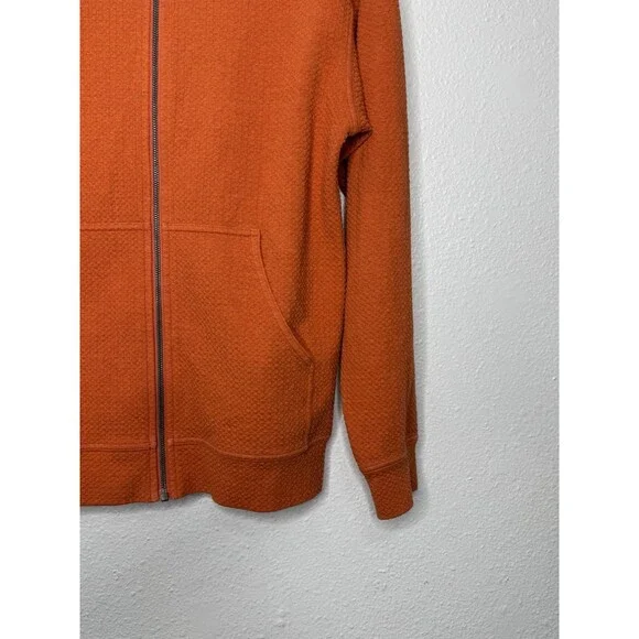 Lululemon All Yours Hoodie Sweater Womens 4 Orange Bubble Dot Pullover Stretch - Picture 6 of 16